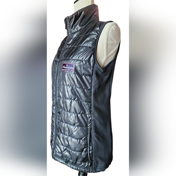 Margaritaville Woman To Blame Puff Vest Full-Zip Women's M Black - Picture 6 of 15